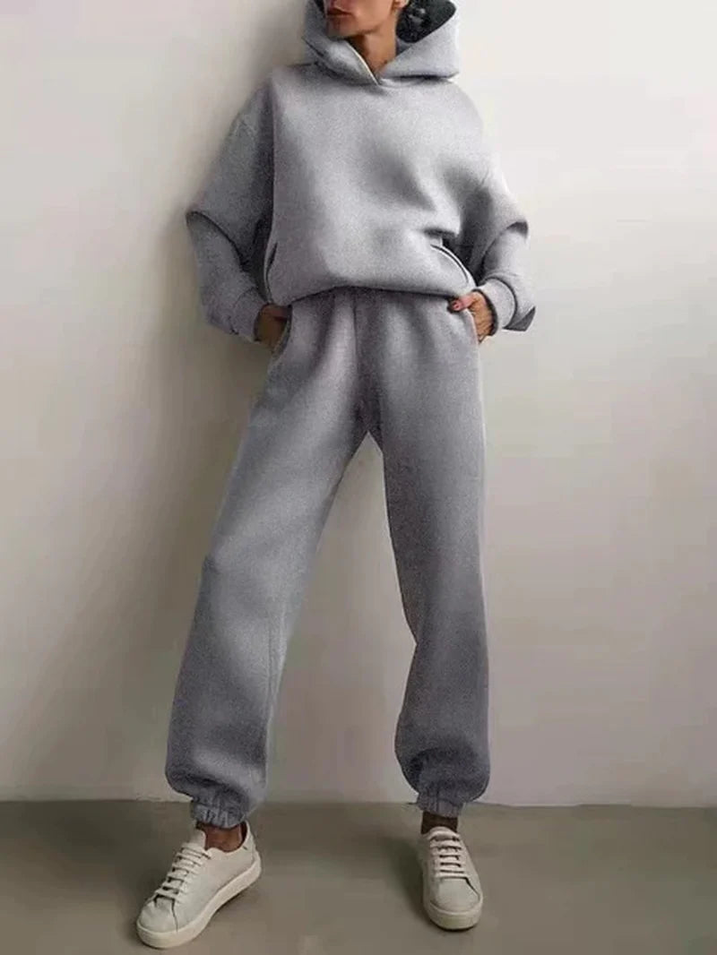 Two Piece Sets Women Tracksuit Oversized Suit 