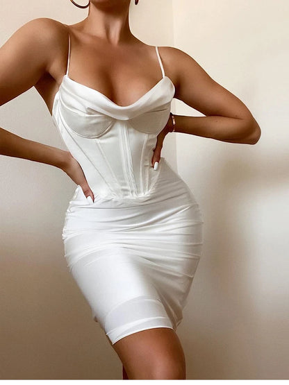 Abito Corsetto in Raso