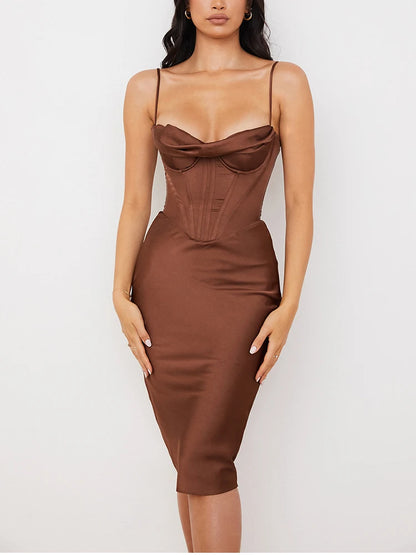 Abito Corsetto in Raso