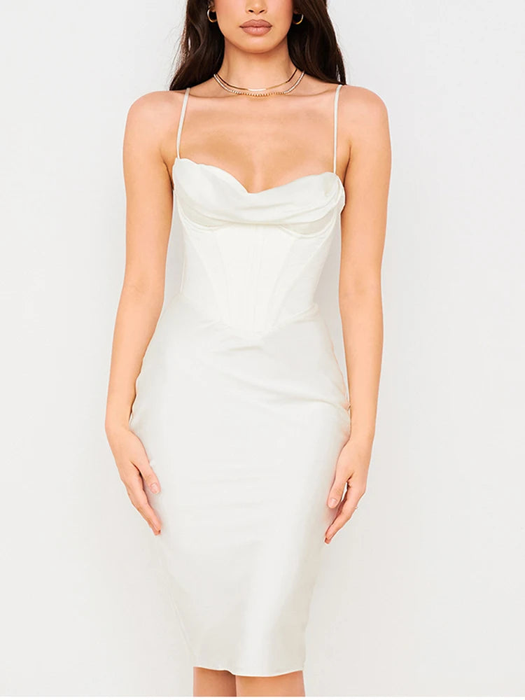 Abito Corsetto in Raso