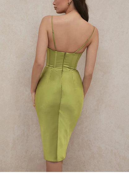 Abito Corsetto in Raso