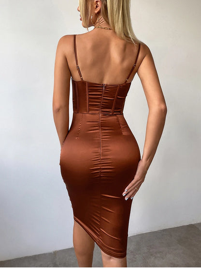 Abito Corsetto in Raso