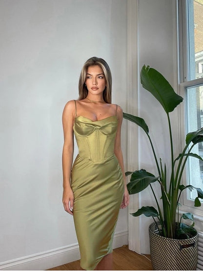 Abito Corsetto in Raso