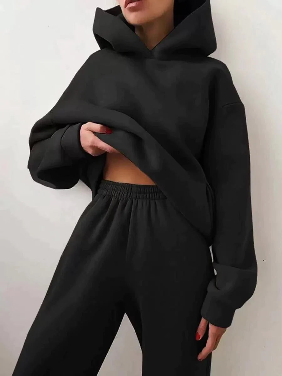  Two Piece Sets Women Tracksuit Oversized Suit 