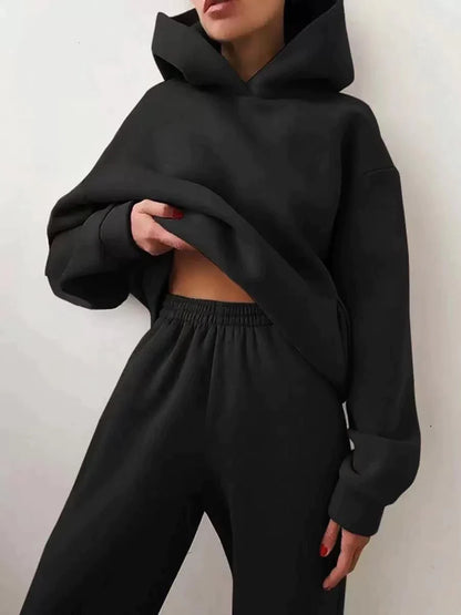  Two Piece Sets Women Tracksuit Oversized Suit 