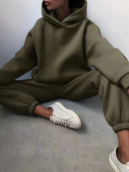 Two Piece Sets Women Tracksuit Oversized Suit 